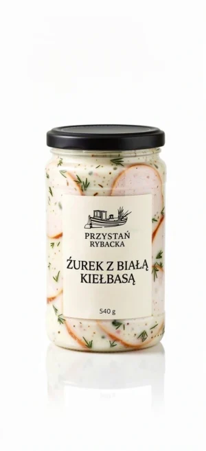 Żurek z białą kiełbasą